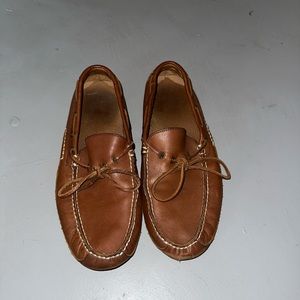 RALPH LAUREN POLO Loafer slip on size 10.5 brown leather. Good shape.